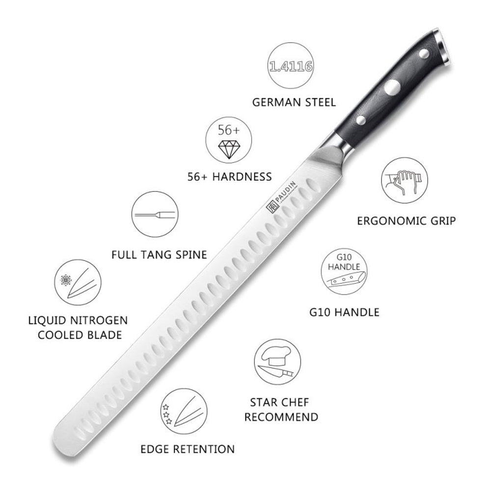 Ultra Dark Premium 12″ Brisket & Rib Slicing Knife