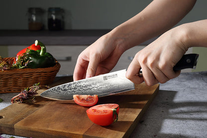Cloud Premium 8" Chef's Knife, Damascus