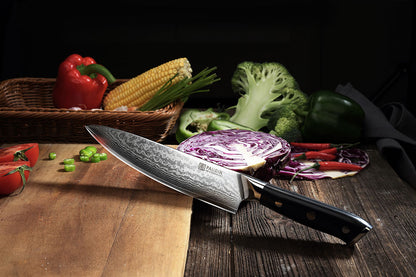 Cloud Premium 8" Chef's Knife, Damascus