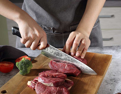 Cloud Premium 8" Chef's Knife, Damascus