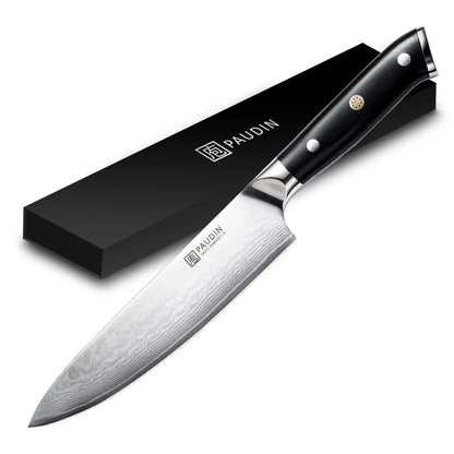 Cloud Premium 8" Chef's Knife, Damascus