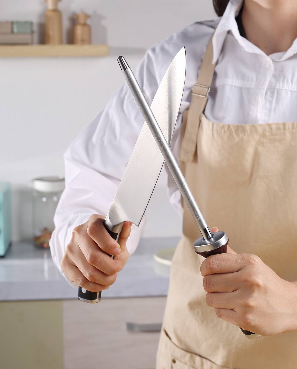 Diamond Ceramic Honing Rod