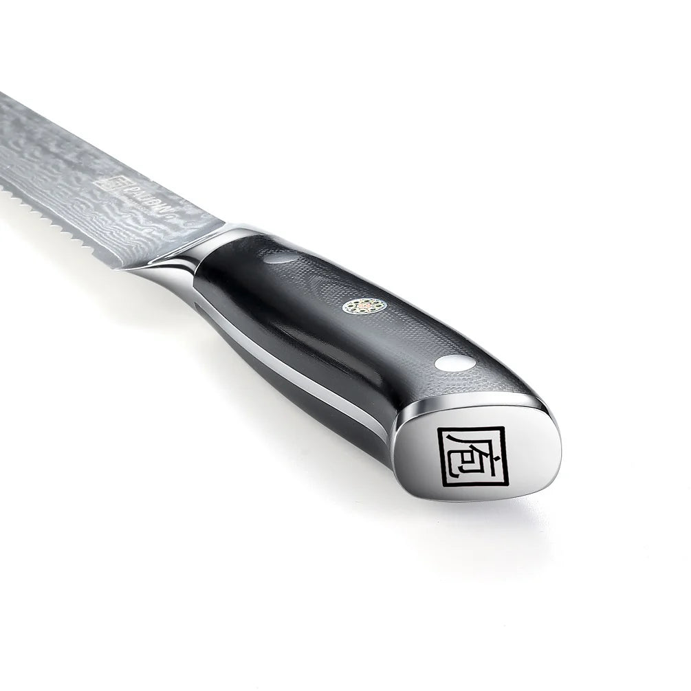 DAMASCUS, Cloud Premium 8″ Bread Knife