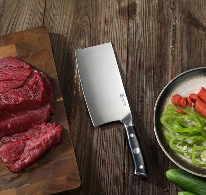 Ultra Dark Premium 8″ Chinese Knife