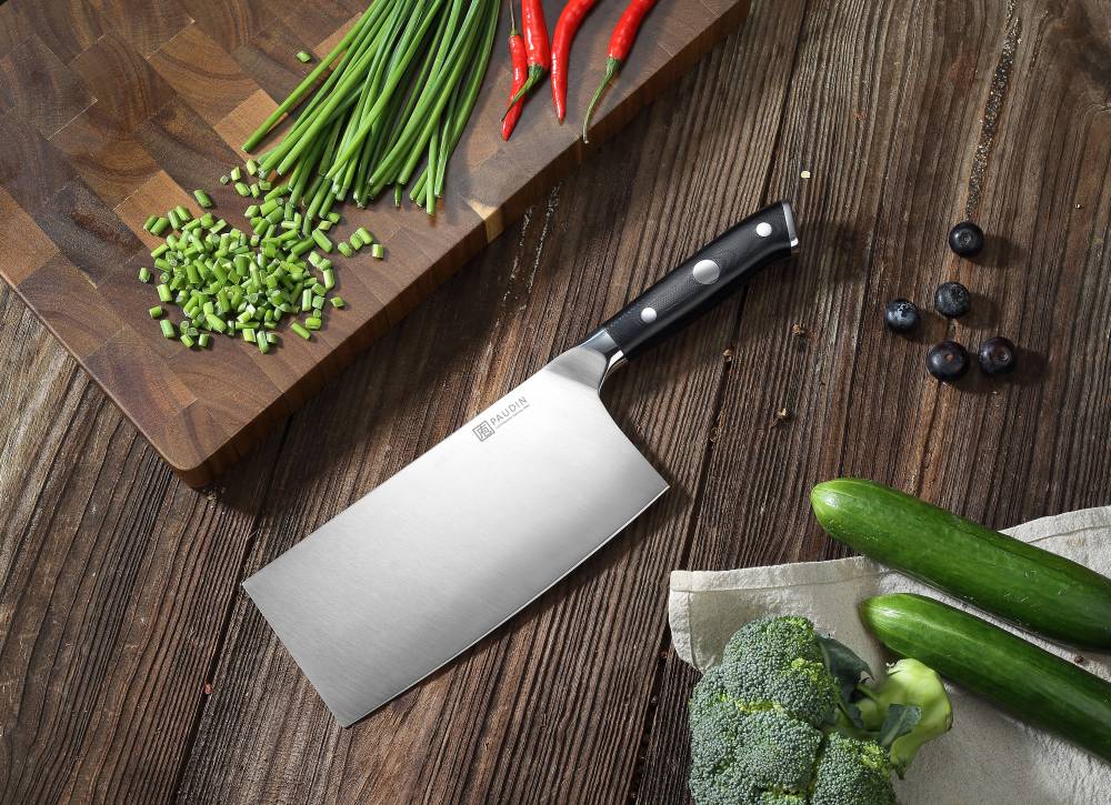 Ultra Dark Premium 8″ Chinese Knife