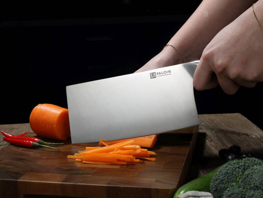 Ultra Dark Premium 8″ Chinese Knife