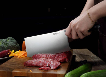 Ultra Dark Premium 8″ Chinese Knife