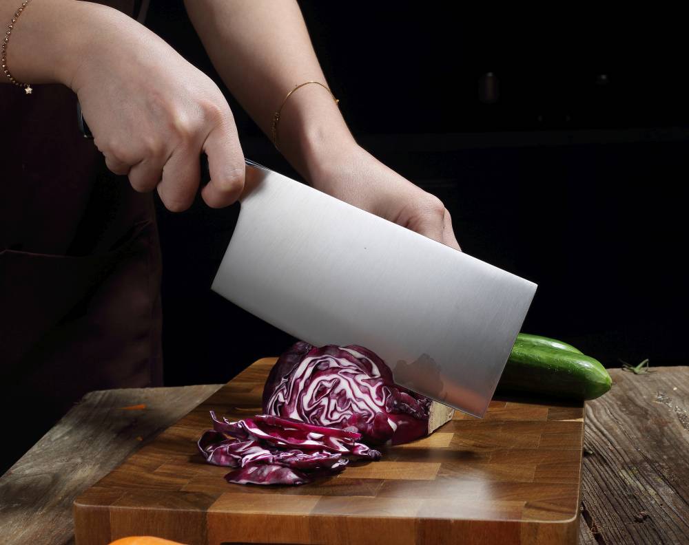 Ultra Dark Premium 8″ Chinese Knife