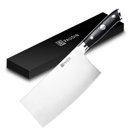 Ultra Dark Premium 8″ Chinese Knife